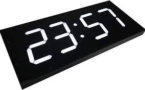 Wall Clock Double Sided Electric Led