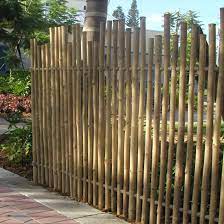 Rustic Bamboo Fence
