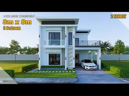 Small House Design 8m X 8m 2 Y