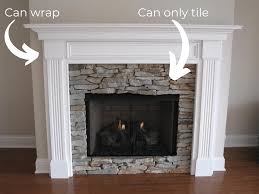 Fireplace Mantel Upgrade Wrapping