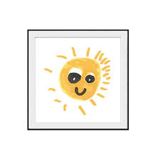 Mr Sunshine Picture Frame Bright Sun