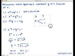 Precalculus 1 30 How To Determine If An