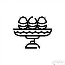 Easter Egg Icon Logo Ilration