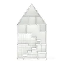 3d Model House Shape Shelf With
