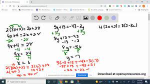 Solved Solve Each Of These Equations