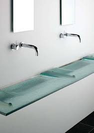 Very Slim Glass Bathroom Sink Linea