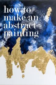 Make An Abstract Painting Easy Diy Art