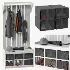 Ikea Panget Coat Rack With Shoe Storage
