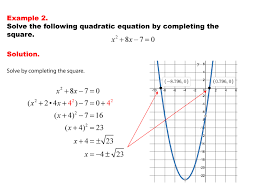Math Example Quadratics Solving