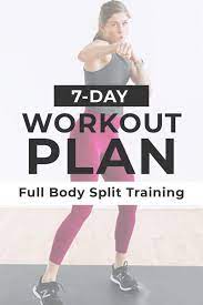 Free Weekly Workout Plan Full S