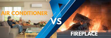 Air Conditioner Heat Pump Vs Fireplace