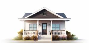 Exterior House Isolated Icon Vector