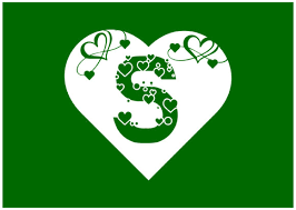 S Letter Logo With Love Icon Graphic By