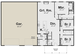 House Plan 963 00384 Ranch Plan 1