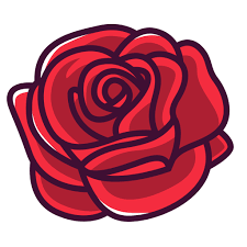 Rose Generic Outline Color Icon