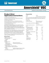 Amershieldtm Voc Data Sheet Icon