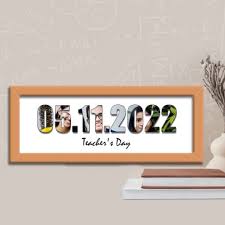 Personalized Frame The Date Teachers Day