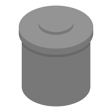 Vector Protein Jar Icon Isometric