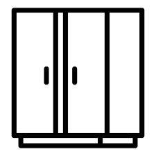 Wardrobe Icon Cartoon Style Stock