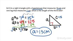 Using The Pythagorean Theorem To Find