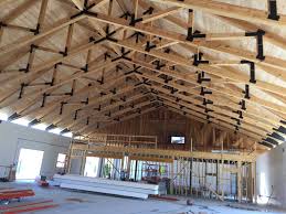 timber trusses beams building
