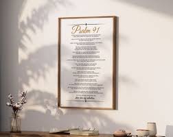 Psalm 91 Printable Verse Wall