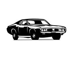 Dodge Challenger Vector Art Icons And