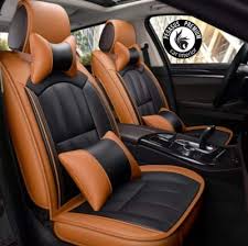 Car Seat Cover In Black And Tan For All