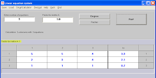 Linear Equation System Solver