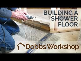 Building A Shower Floor From Scratch