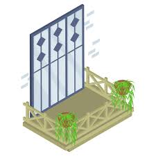 Large Scale Glazing Balcony With Mini