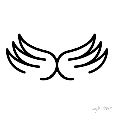 Bird Wings Icon Outline Bird Wings