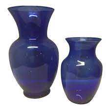Vases Blue Glass Vase Glass Vase