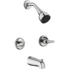 Glacier Bay Bath Tub Shower Faucet Wall