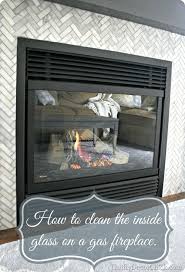 Gas Fireplace Clean Fireplace Glass