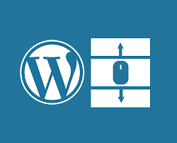 wordpress scroll to div on mouse scroll