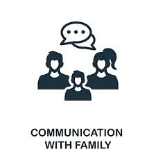 Infographics Family Contact Icon Vector