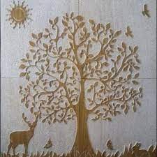 White And Brown Natural Stone Wall Murals