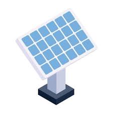 Solar Panels Vector Art Icons And