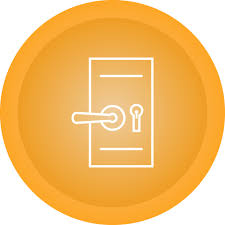 Door Security Lock Vector Icon 22681942