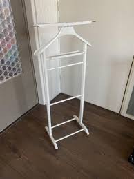 White Valet Stand In The Style Of Ico