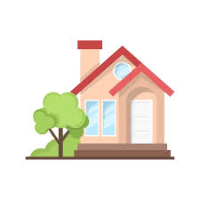 House Icon In Flat Style