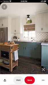 Teal Kitchen Cabinets Paint Color