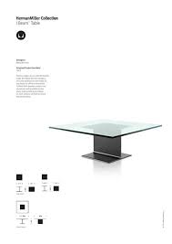 i beam square aluminium coffee table by