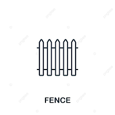 Infographics Fence Icon Vector Symbol