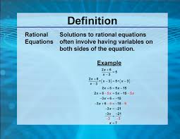 Definition 33 Rationals And