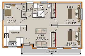 3 Bedroom House Plan 66gf 66 25m2 713