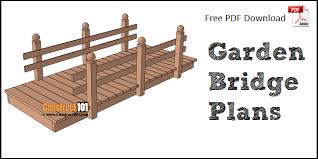 Flat Garden Bridge Plans Diy