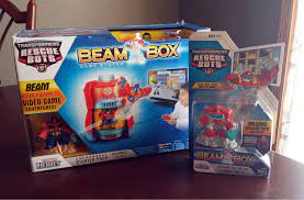 transformers rescue bots beam box game