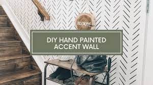 Diy Hand Painted Accent Wall Faux